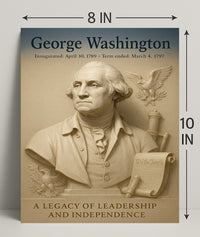 George Washington 1st President Poster PosterGoat