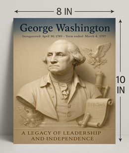 George Washington 1st President Poster PosterGoat