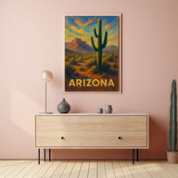 Arizona Desert Landscape Poster