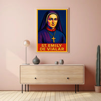St. Emily de Vialar Poster