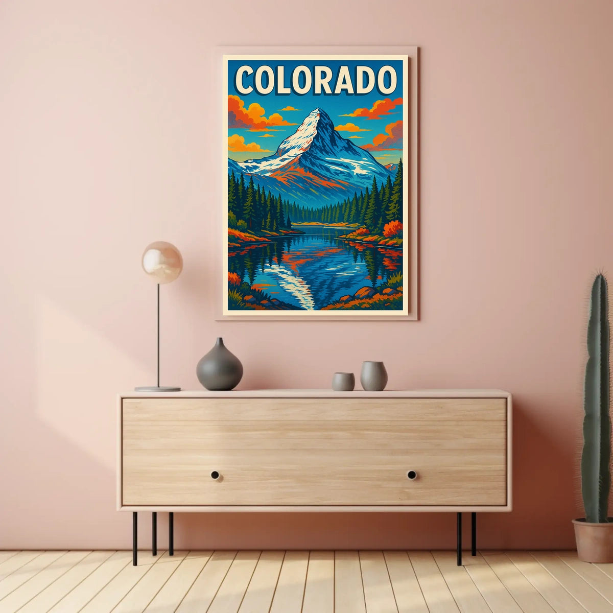 Colorado Mountain Landscape Poster