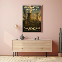 Manhattan Project Oak Ridge Unit Poster