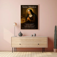 Saint Monica Poster PosterGoat