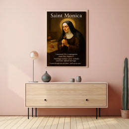 Saint Monica Poster PosterGoat
