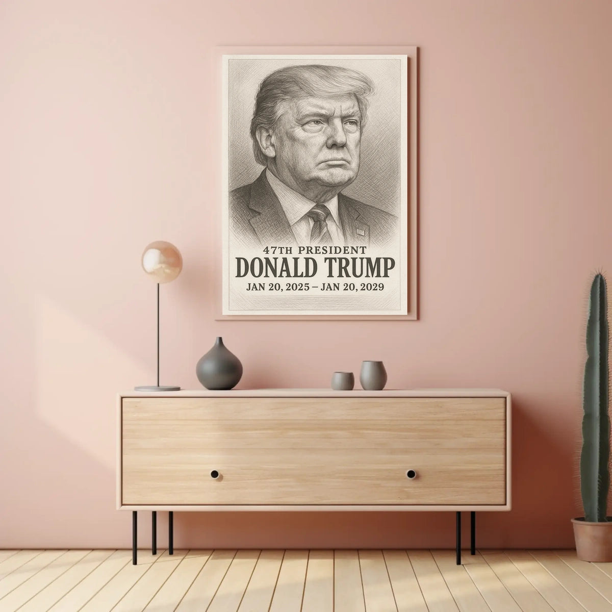 Trump 47th President Historical or Presidential Poster