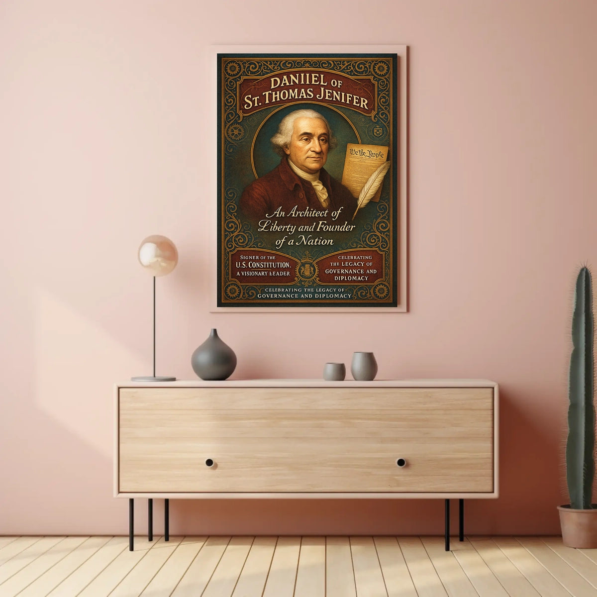 Daniel of St. Thomas Jenifer Architect of Liberty Poster