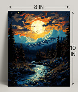 Aye Mystical Landscape Poster