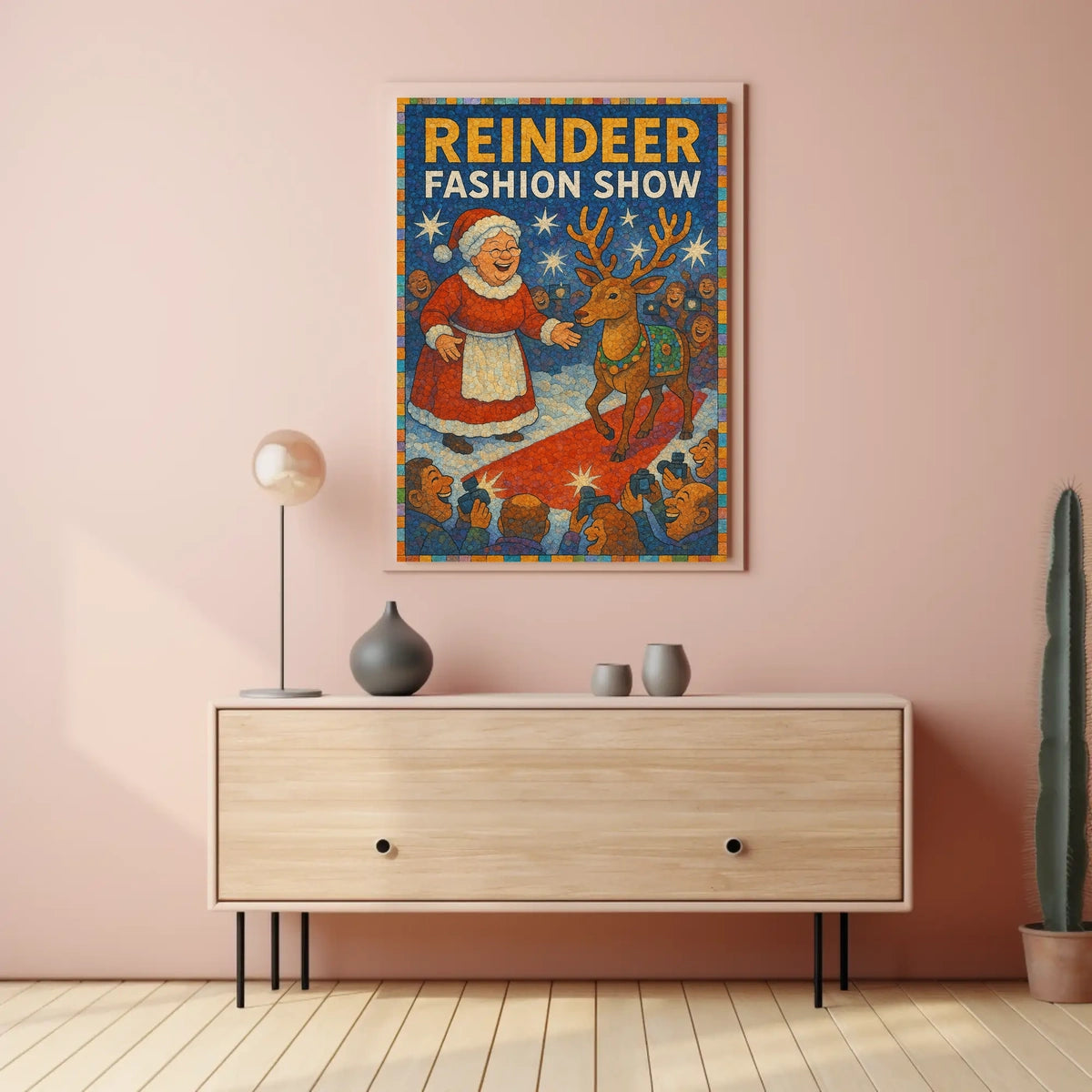 Reindeer Fashion Show Poster