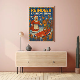 Reindeer Fashion Show Poster