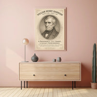William Henry Harrison 9th President Sketch Poster Art Print PosterGoat