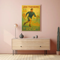 Jim Thorpe Legendary Athlete Poster