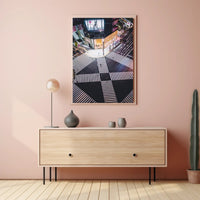Vibrant City Intersection Poster PosterGoat