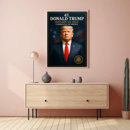 Donald Trump 47th President Poster