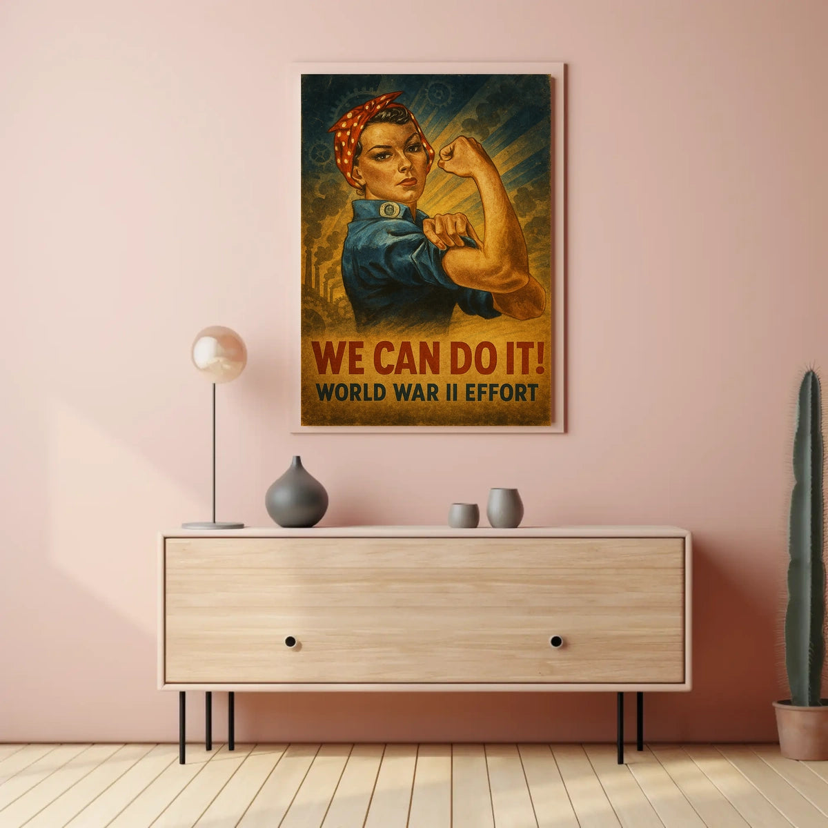 We Can Do It World War II Effort Poster