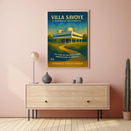 Villa Savoye A Modernist Masterpiece Poster PosterGoat