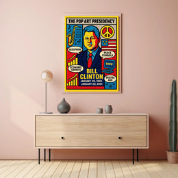 Bill Clinton The Pop Art Presidency Poster PosterGoat