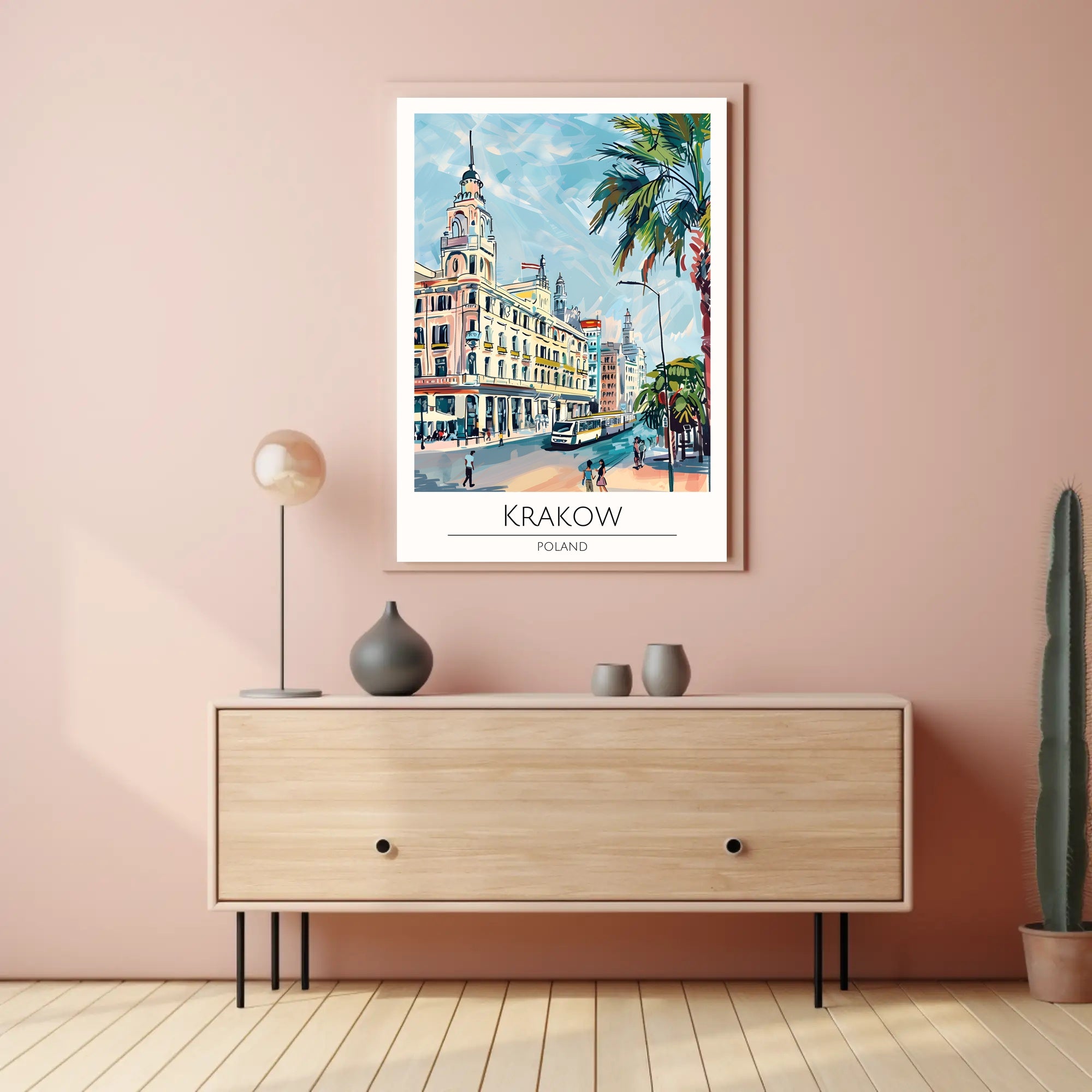Vibrant Krakow Poster PosterGoat