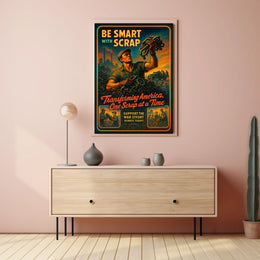 Be Smart With Scrap Poster