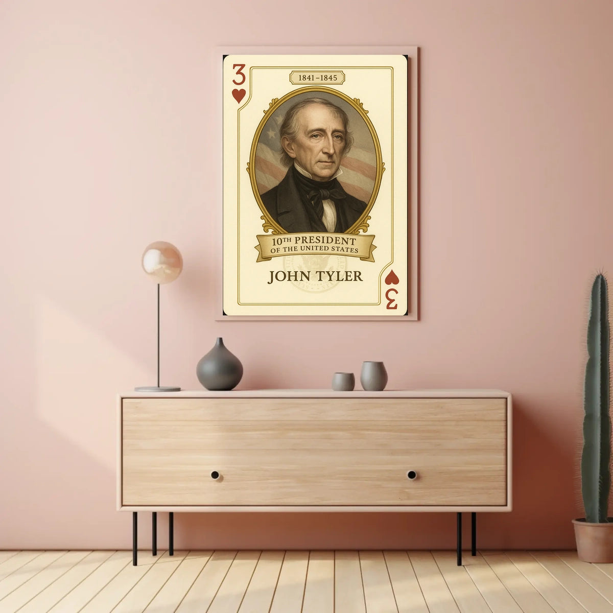 John Tyler Tenth President Wall Art History Poster