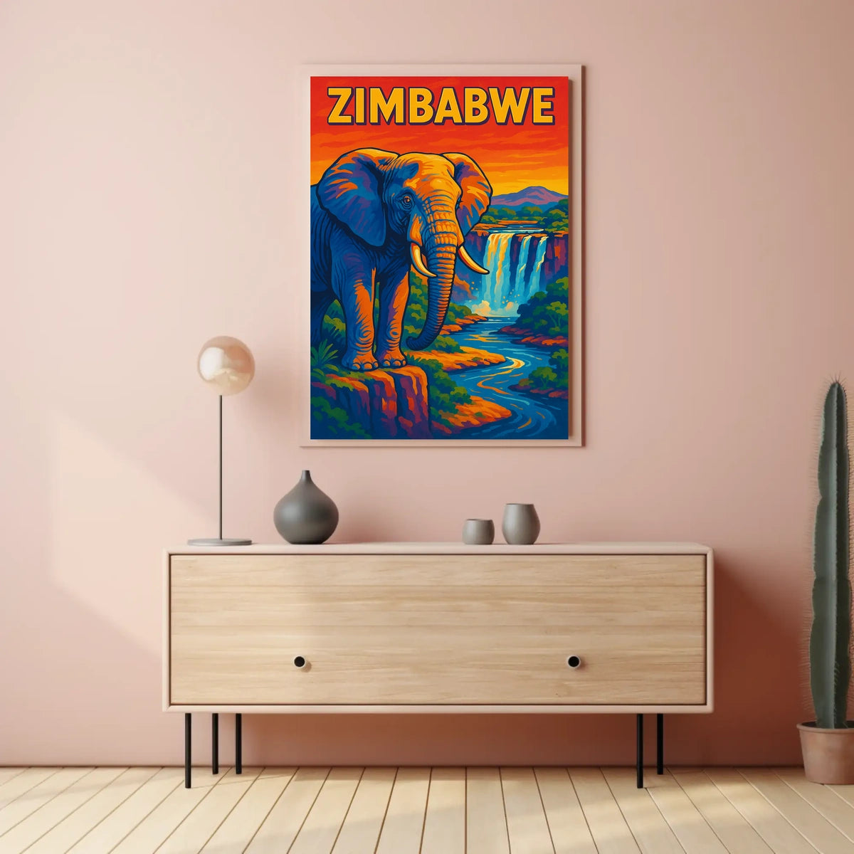 Majestic Zimbabwe Poster