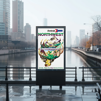 Amtrak Northwest Travel Poster
