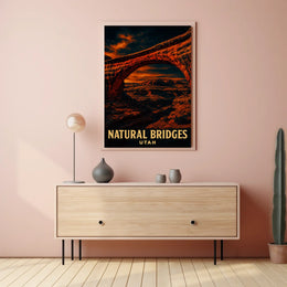 Natural Bridges of Utah Poster
