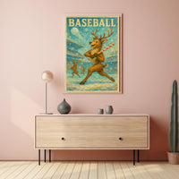 Winter Baseball Fantasy Poster