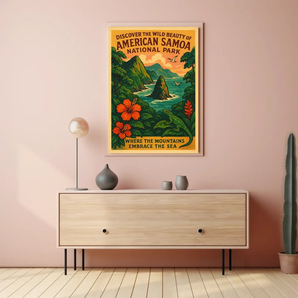 Vibrant Cityscape Skyline Art Poster