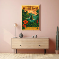 Vibrant Cityscape Skyline Art Poster