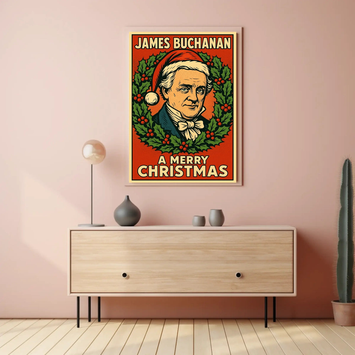 James Buchanan A Merry Christmas Poster