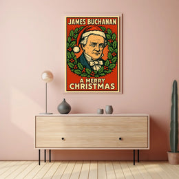 James Buchanan A Merry Christmas Poster
