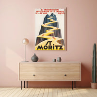 St. Moritz Motorweek 1930 Poster