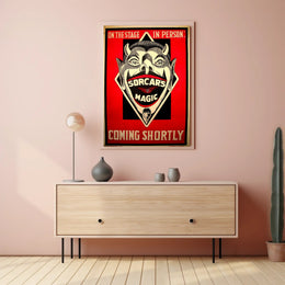 Vintage Devil Sorcar's Magic Show Theatrical Poster