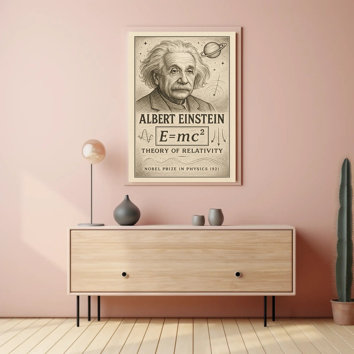 Albert Einstein Nobel Prize In Physics Poster