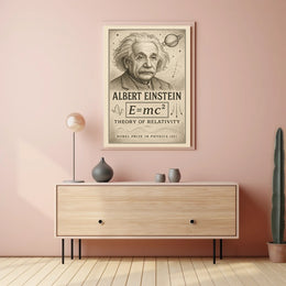 Albert Einstein Nobel Prize In Physics Poster