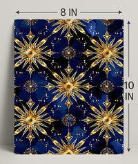 Celestial Elegance Art Print: Space or Astronomy Poster