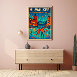 Milwaukee Frost And Firelight Poster