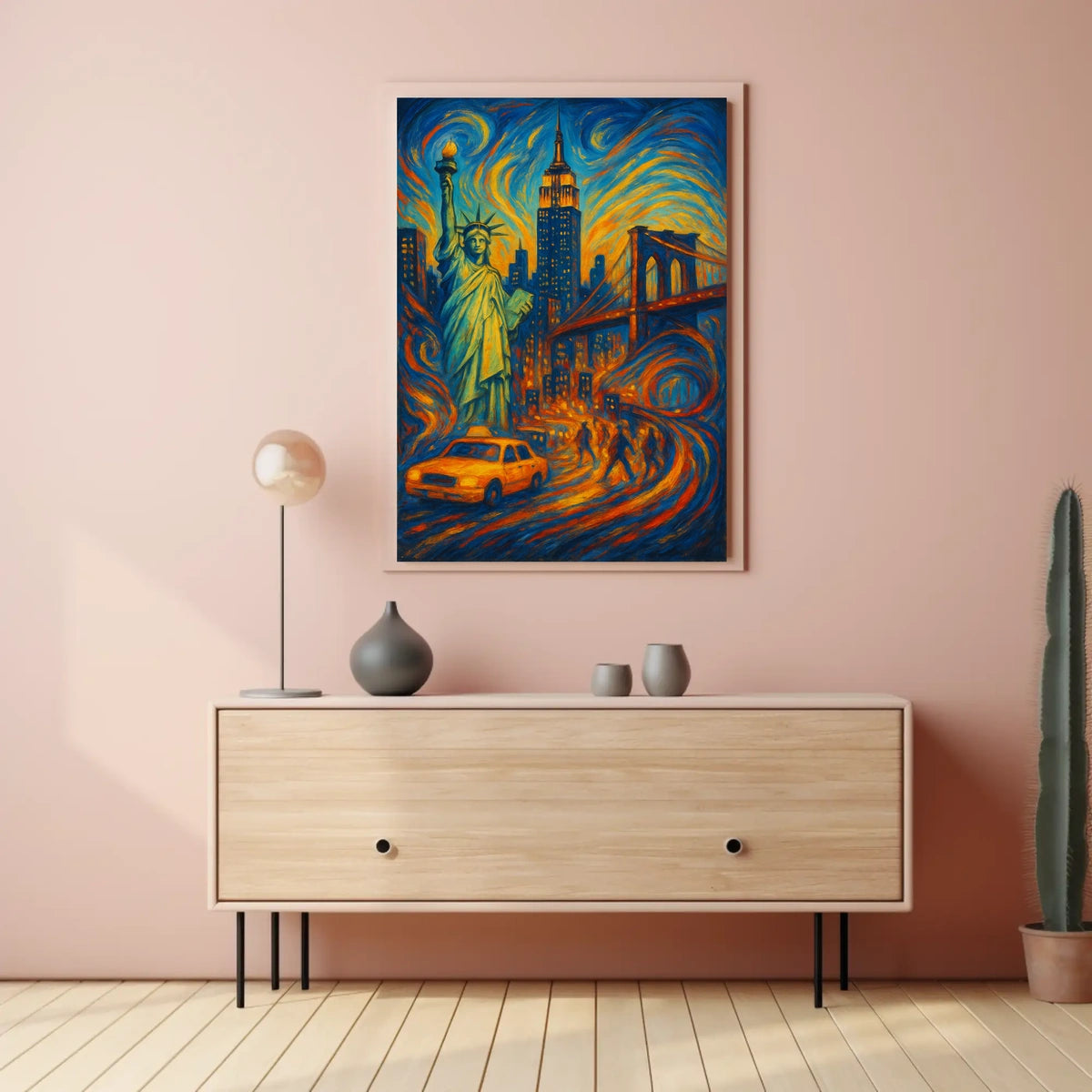 Vibrant New York Cityscape Poster