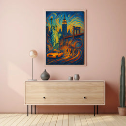 Vibrant New York Cityscape Poster