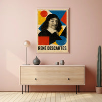 Rene Descartes Enlightenment Philosophy Art Poster