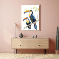 Vibrant Toucans Poster