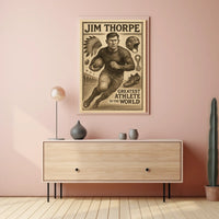 Jim Thorpe Legendary Athlete Poster