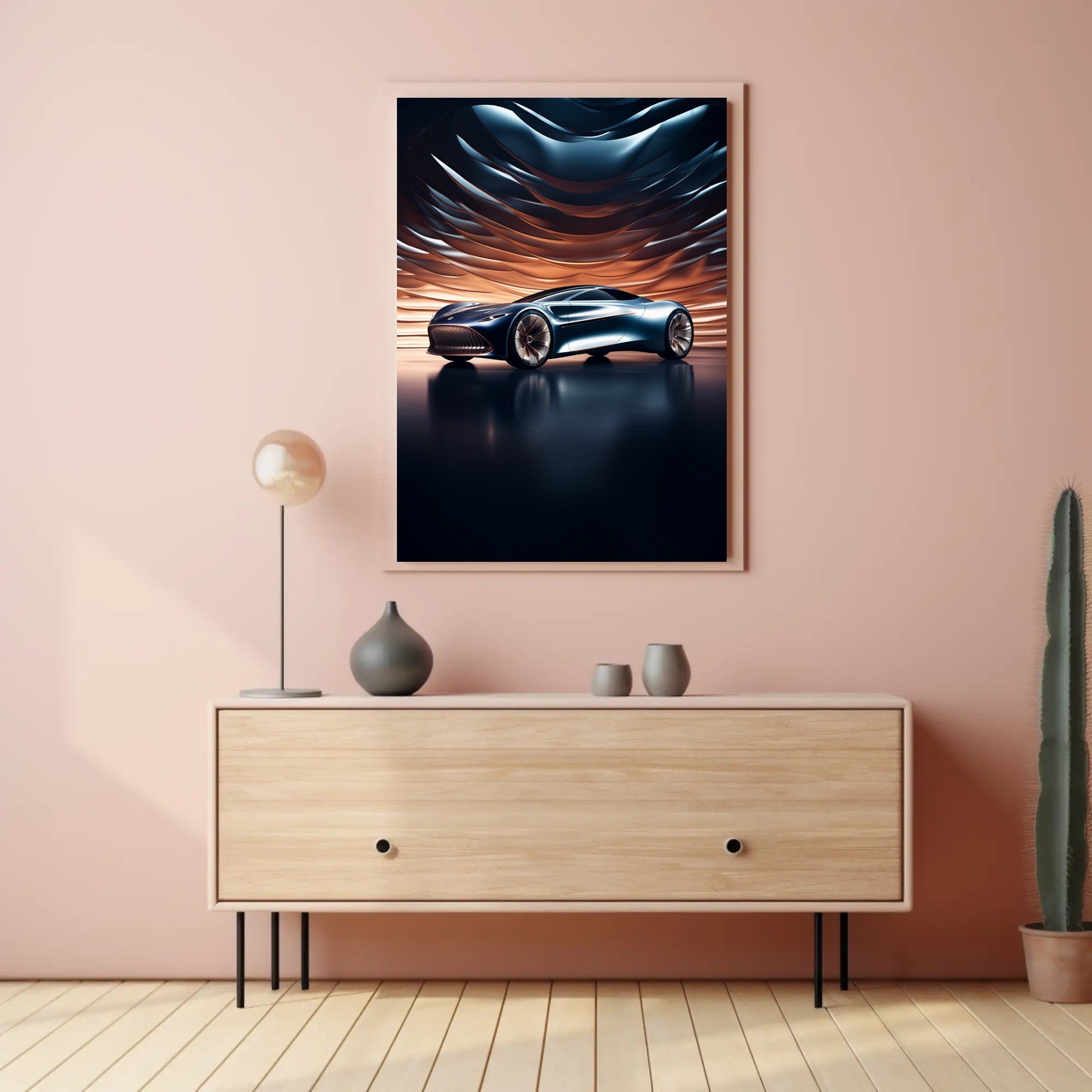 Futuristic Elegance Poster