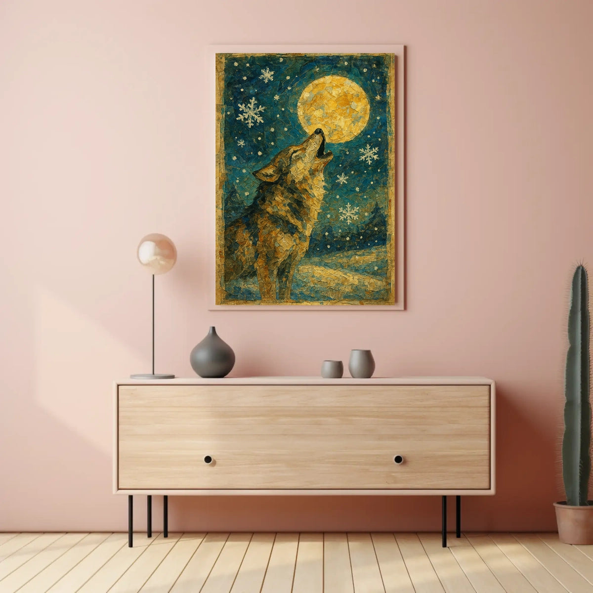 Howling At The Moon Poster