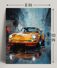 Urban Elegance Classic Car Art Poster PosterGoat