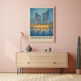 Frosted Skyline Poster