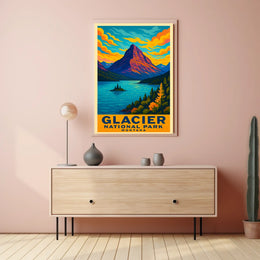 Glacier National Park Montana Poster