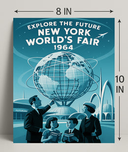 Explore the Future - New York World's Fair 1964 Poster PosterGoat