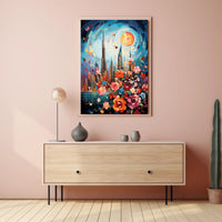 Blossoming Metropolis Poster