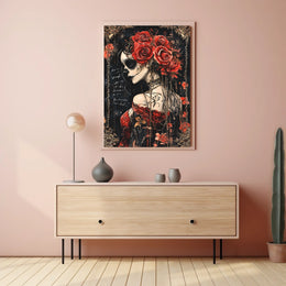 Día de los Muertos Woman Cultural Heritage Poster